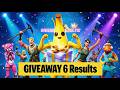 Fortnite Giveaway 6 Results: Who Won the Epic Prize? #fortnite #fortnitegiveaway