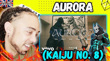 AURORA NEVER Misses | You Can’t Run From Yourself (Kaiju No. 8) Visualiser | UK Reaction |