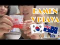#Vlog: Mi esposo cocina ramen Coreano + Día de playa | Nicolisa