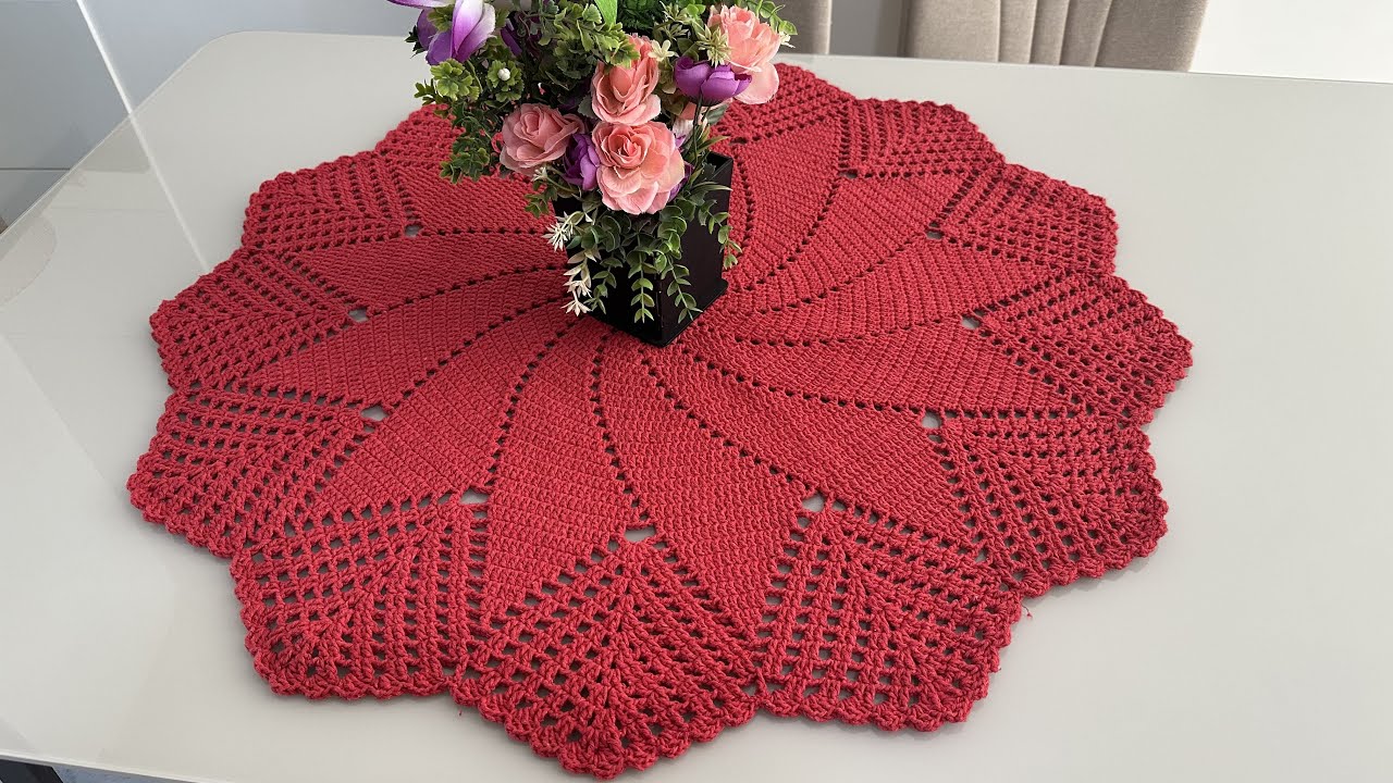 TAPETÃO de crochê Tapete Espiral Simples Passo a passo
