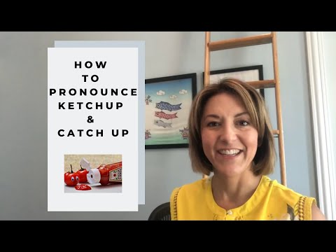 Word Stress: How to Pronounce KETCHUP & CATCH UP English Compound Noun & Phrasal Verb Pronunciation