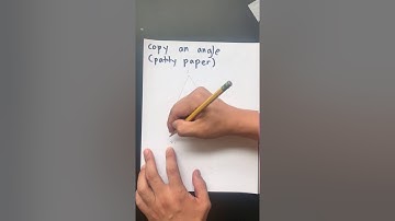 Copy an Angle with Patty Paper