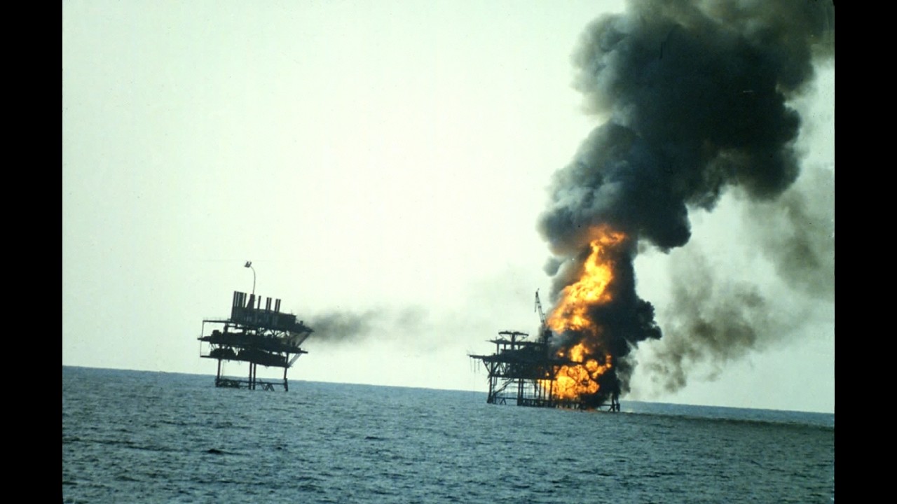 Exploded Navy US Navy's Devastating 8-Hour Strike Against Iran's Fleet - YouTube