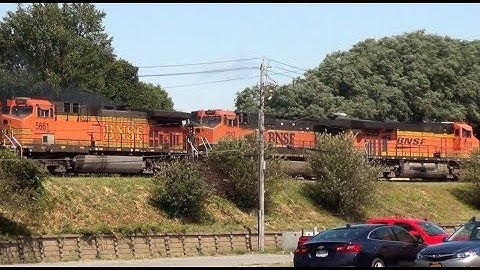 3 Different BNSF Paint Schemes