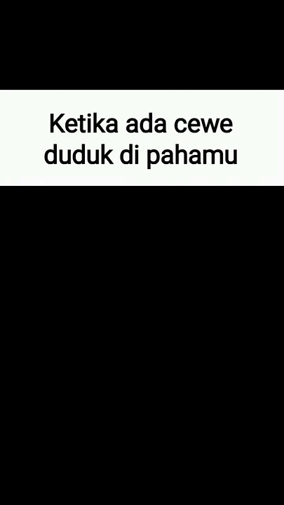 Ketika ada cewek duduk di 🤨