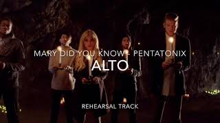 Mary Did You Know Pentatonix Alto Rehearsal Track