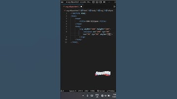 🧑🏻‍💻 SVG Ellipse Element | Html Css #html  #coding #viral #shorts
