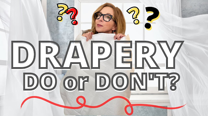 THE TRUTH ABOUT DRAPERY (What you NEED to know now) part1