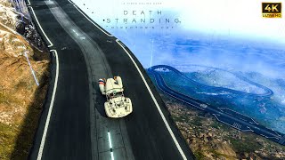 Death Stranding Director's Cut - Driving to All Roads in the Central Region [4K60] HDR