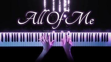 John Legend - All Of Me | Piano Cover with Strings (with Lyrics & PIANO SHEET)