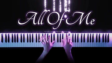 John Legend - All Of Me | Piano Cover with Strings (with Lyrics & PIANO SHEET)
