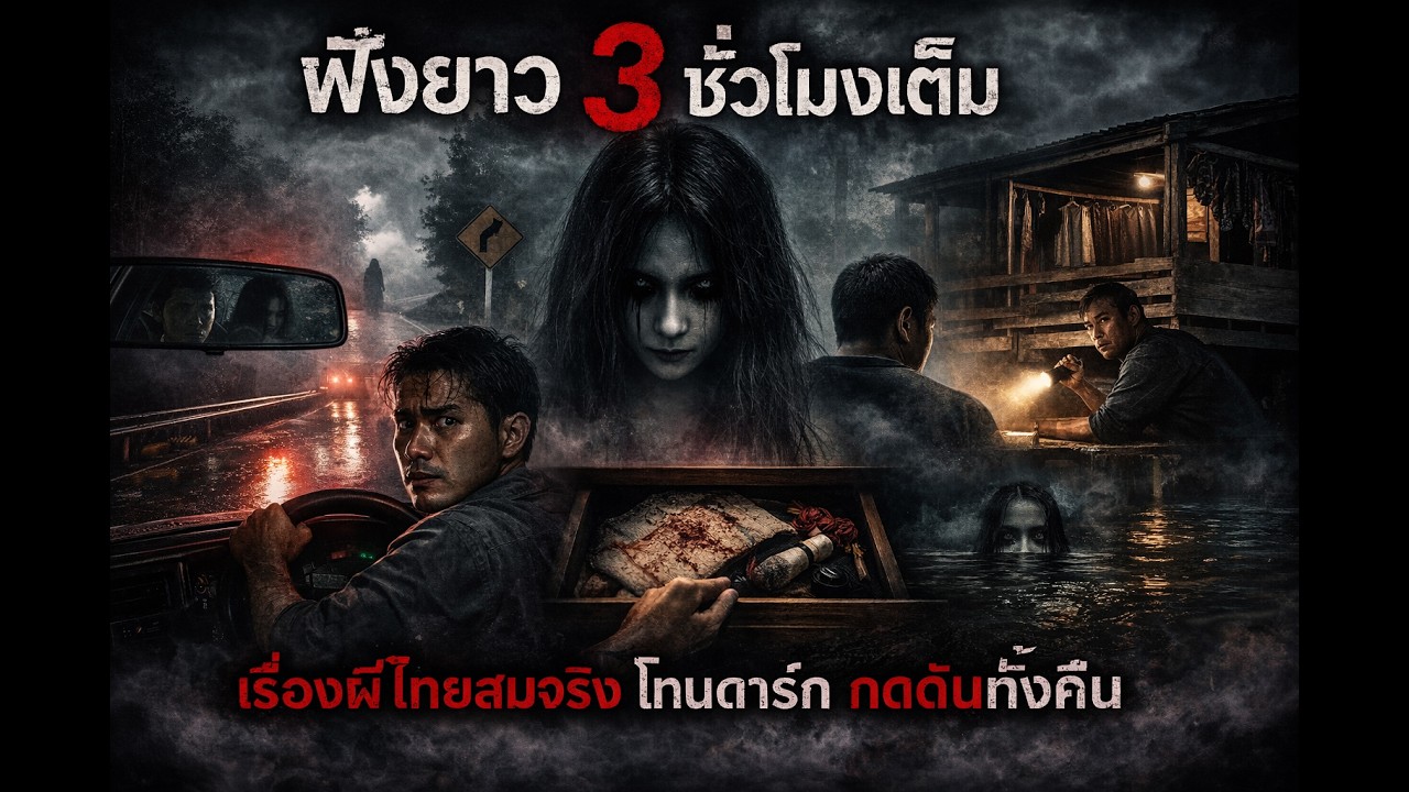 ฟังยาว 3 ชั่วโมงเต็ม | เรื่องผีไทย โทนดาร์ก กดดันทั้งคืน  | เล่ามุมห้อง เรื่องเล่าผี