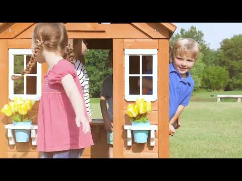 Playwell Backyard Discovery The Timberlake Playhouse by Playwell Impex