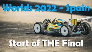 Worlds 2022 - Spain - Start of THE final - IFMAR World Championship 1/8 IC off road