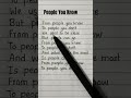 People You Know Selena Gomez Song рџЋµ Lyrics Selenagomez Peopleyouknow Lyrics Song Trending People You Know Selena Gomez Song рџЋµ Lyrics Selenagomez Peopleyouknow Lyrics Song Trending