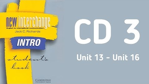 CD 3 : New Interchange Intro