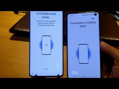 Como transferir dados para o celular novo usando o Smart Switch da Samsung. Galaxy S10 para S20.