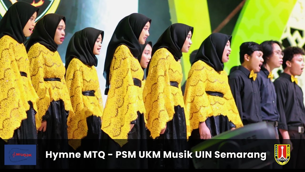 Hymne MTQ - PSM UKM Musik UIN Walisongo Semarang | Pembukaan MTQ ke - XXX Tingkat Kota Semarang 2021
