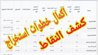 فيديو تطبيقي لسحب كشف النقاط  بالمراحل الثلاثة من فضاء الأولياء 2020