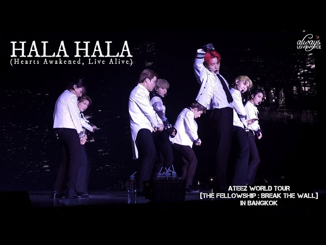 230805 ATEEZ - HALA HALA  |  ATEEZ WORLD TOUR THE FELLOWSHIP : BREAK THE WALL IN BANGKOK [4K] class=