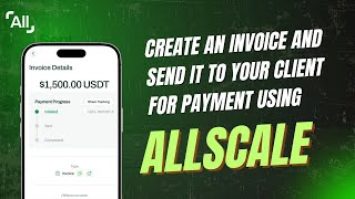 How to Create an Invoice on AllScale (Step-by-Step Tutorial)