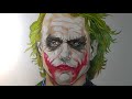 How to draw JOKER(Heath Ledger)||♡NK ART'S♡||