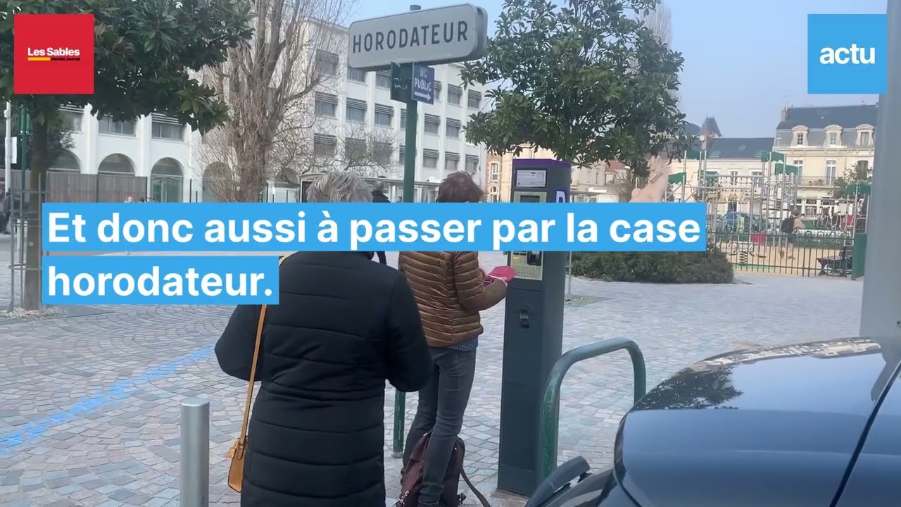 Le stationnement devient payant dans le centre ville des Sables dOlonne