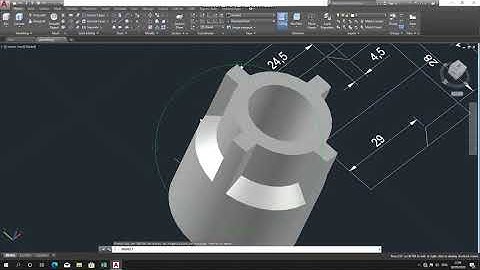 AutoCAD 3D, How to drawing PVC pipe fitting
