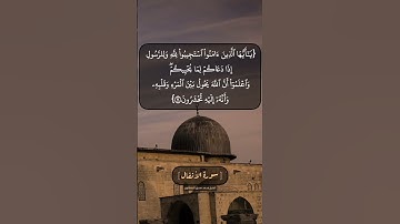 سورة الأنفال الآية ٢٤ و ٢٥ بصوت الشيخ محمد صديق المنشاوي