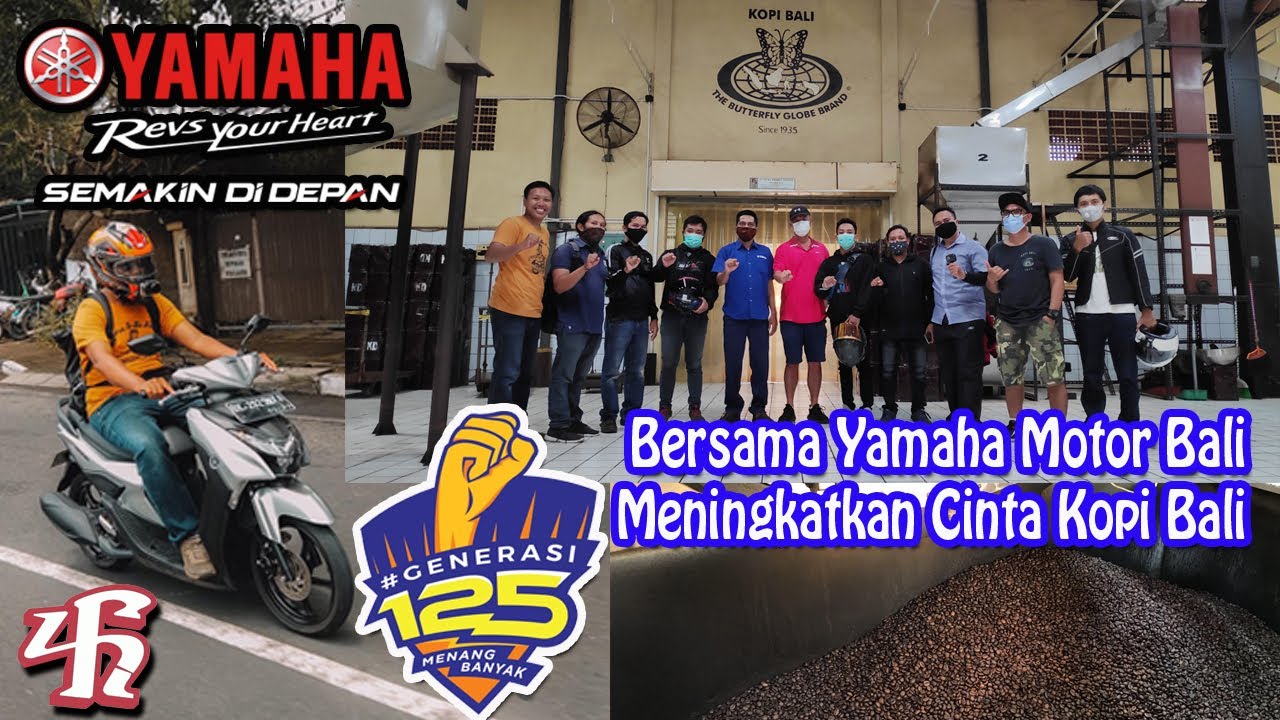 Yamaha Gear 125  berkunjung ke Pabrik Kopi Bali