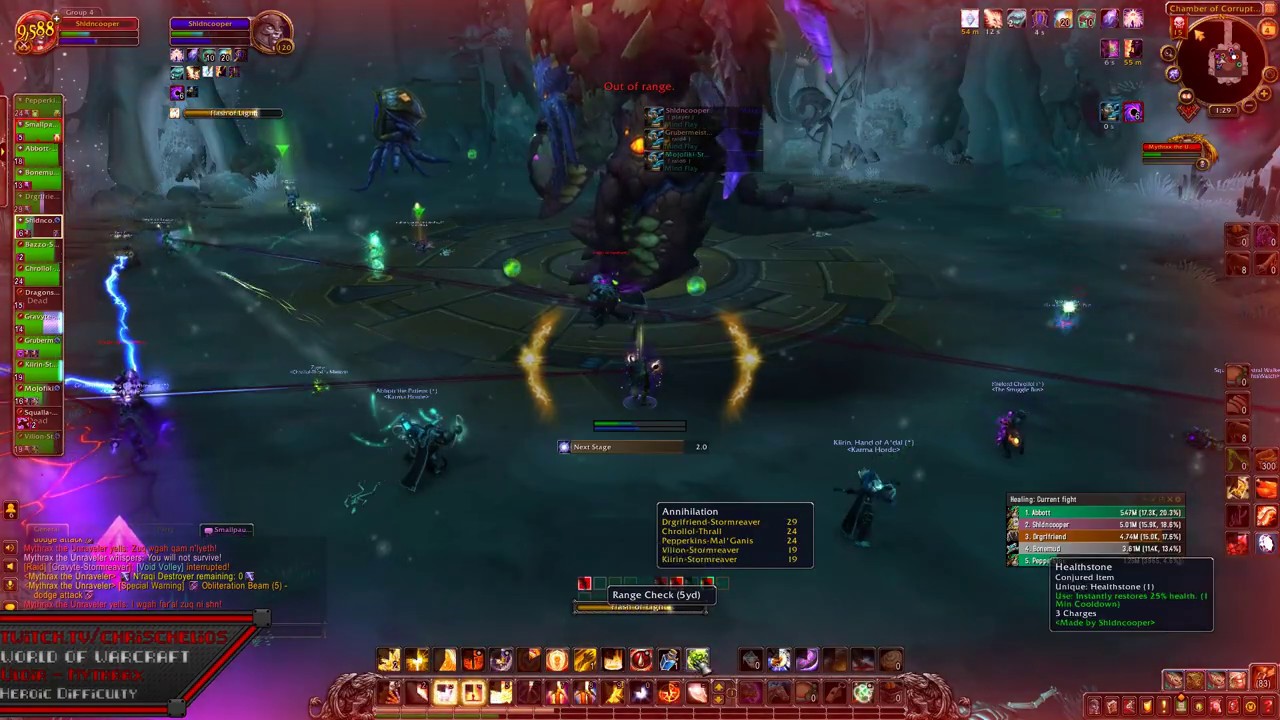 World Of Warcraft - Uldir Heroic Mythrax Hpal PoV [ChrisChelios.TV]