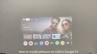 How to install software via USB on BYINTEK UFO U90 Max projector screenshot 5