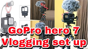 ❗ GOPRO HERO 7 BLACK VLOGGING SET UP ❗😱 ❌ HOW TO ATTATCH RODE MIC #GoProhero9  ❌