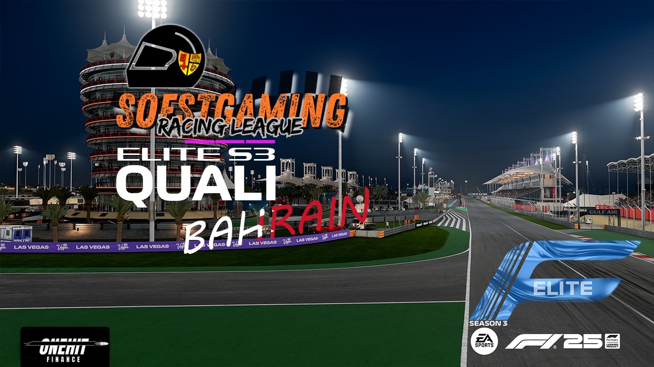 Soestgaming Racing League Elite | Season 3 | Quali 8 | Bahrain | powered by OneHit Finance