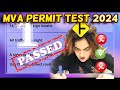 Mva permit test 2024  mva permit practice test  online questions and answers 1