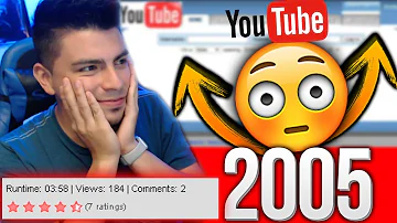Como o YouTube era antigamente?