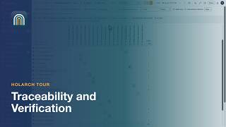 Holarch Tour: Traceability and Verification