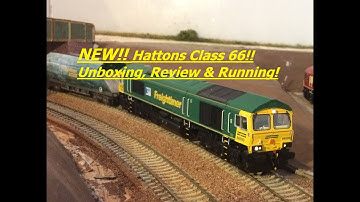 NEW!! Hattons Class 66 Unboxing, Review & Running