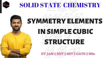 SYMMETRY || SYMMETRY ELEMENTS IN CUBIC || SOLID STATES
