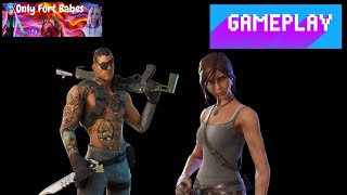Fortnite Lara Croft (& Joey Skin) GAMEPLAY