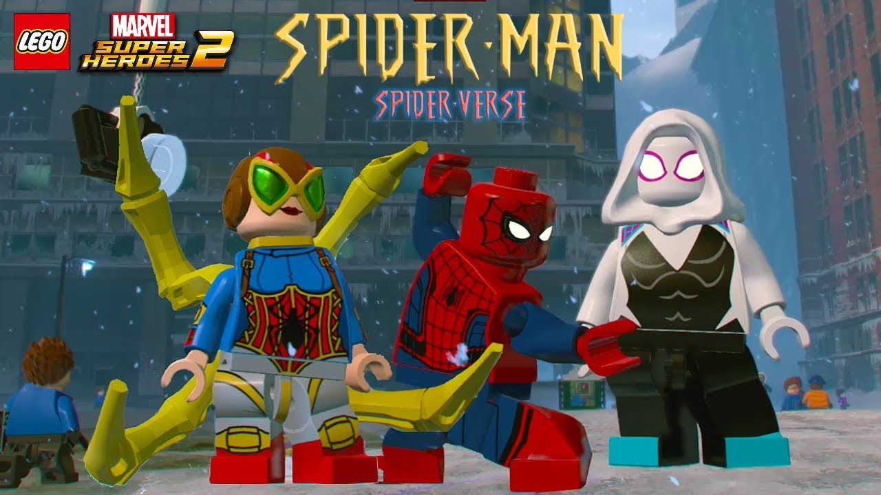 Lego Marvel Super Heroes 2 All Spider Man Spiderverse Characters And Villains Unlocked Showcase