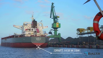 MV Laura D loading LAM coke in Gdynia