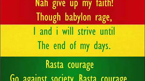 Rasta Courage - S.O.J.A - With Lyrics