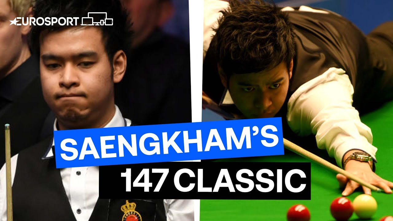 Terrific! Noppon Saengkham knocks in 147 at the Welsh Open 2019 147 Classic Eurosport Snooker