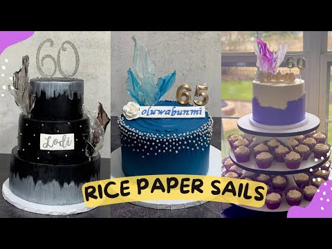 How to make rice paper sails for cakes