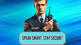 🛑 Why Communication is Key for Unarmed Security Guards!