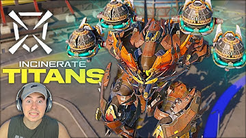 Buffed Heimdall With Cinder Is AWESOME... Incinerating Titans Through Walls | War Robots