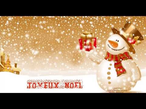 Fond écran Animé Screensaver Bonhomme De Neige De Noel