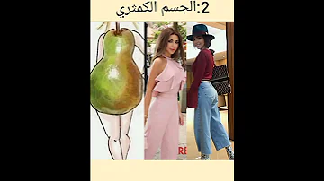انواع اشكال الجسم وامثلة حية عنها 