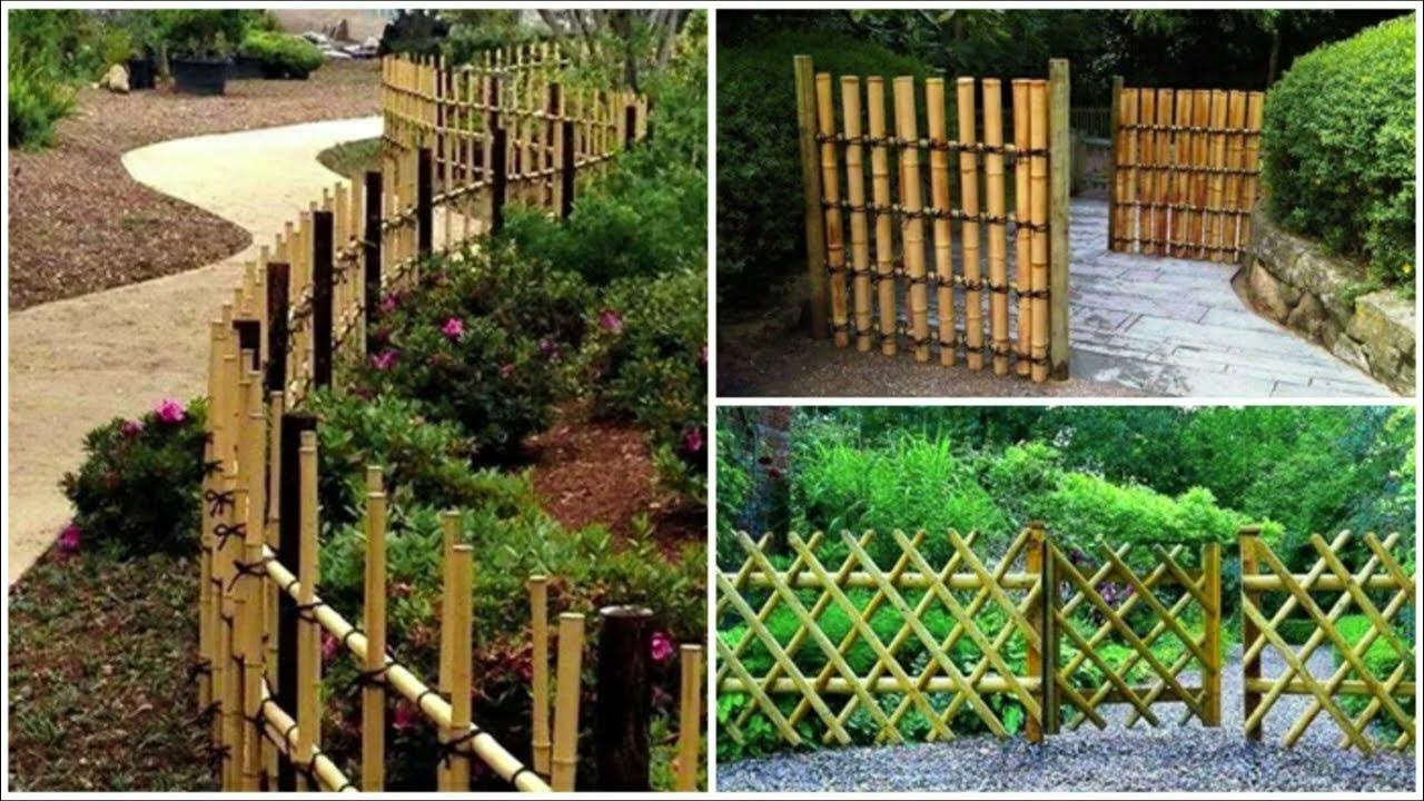 Ideas de decoración del jardín con bambú